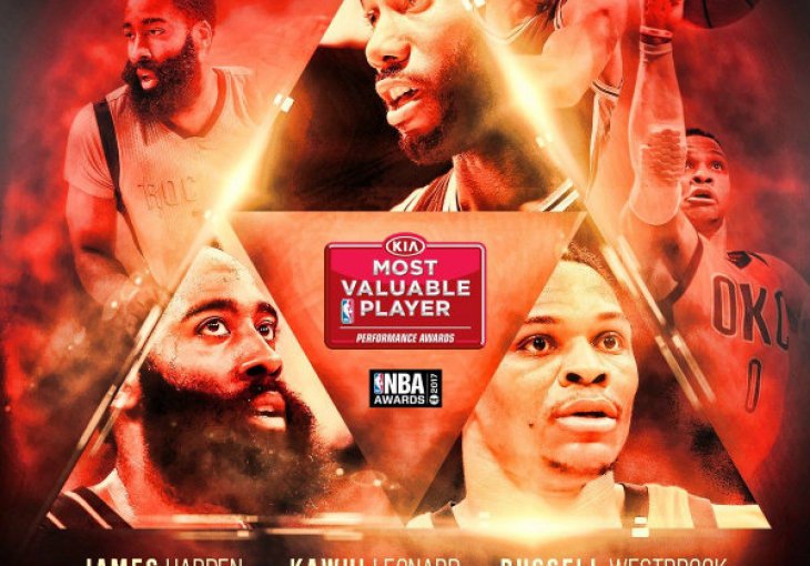OBJAVLJENA IMENA SVIH KANDIDATA ZA NBA NAGRADE: Westbrook, Harden i Leonard u borbi za MVP -a lige