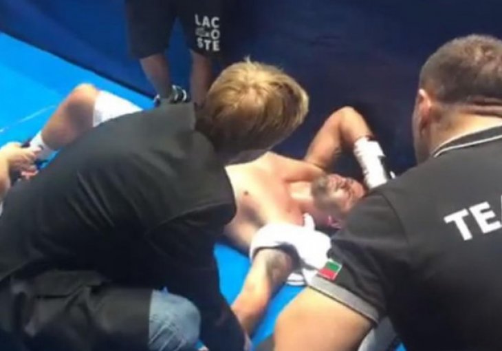 NOKAUT GODINE: Hrvat dobio takav udarac da je ispao iz ringa (VIDEO)