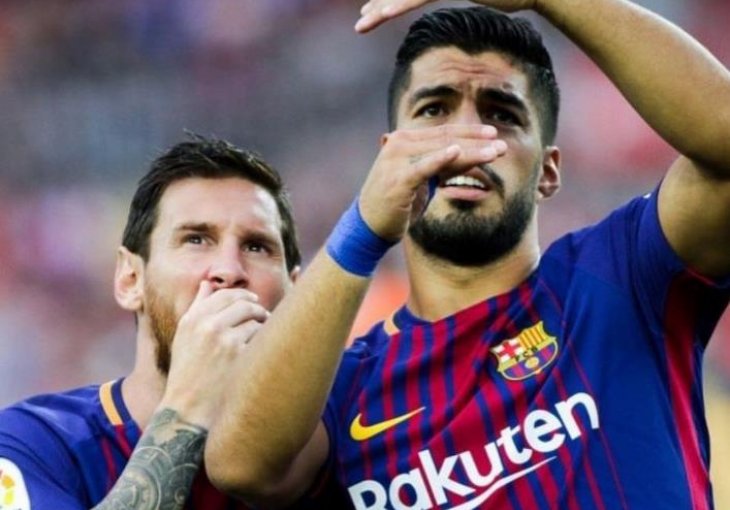 NAVIJAČI NE PRESTAJU: Ova fotka Suareza i Messija je hit na internetu