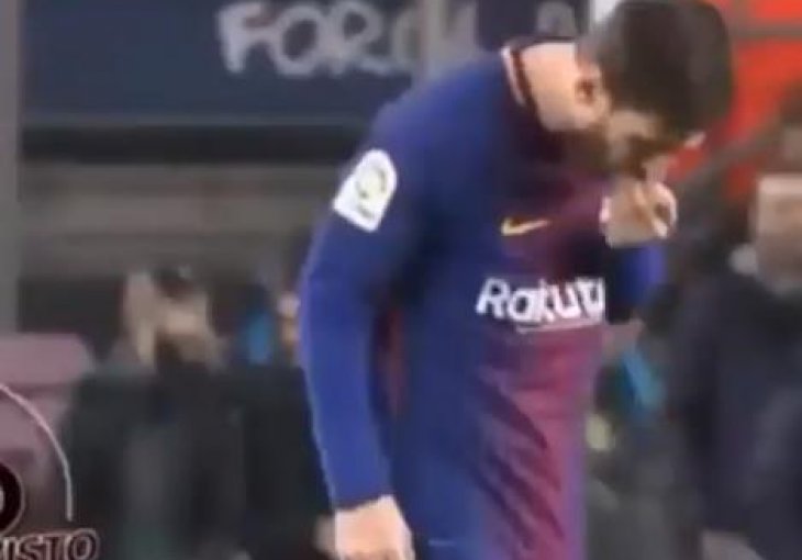 Messi ponovo u centru pažnje: Jeste vidjeli šta je stavio u usta pred brojnim kamerama?!