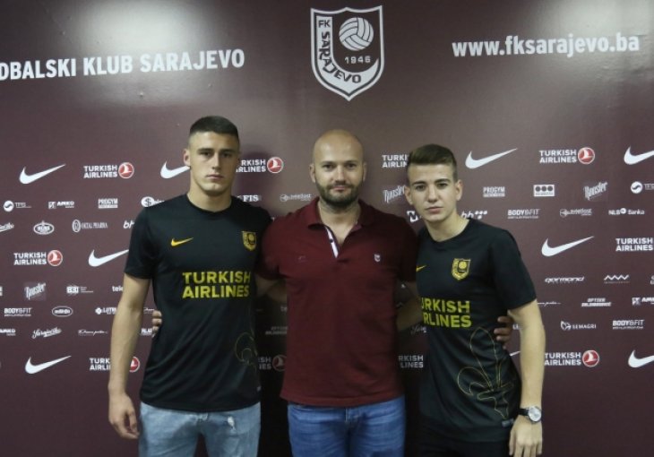 Dizdarević i Šarić potpisali profesionalne ugovore s FK Sarajevo