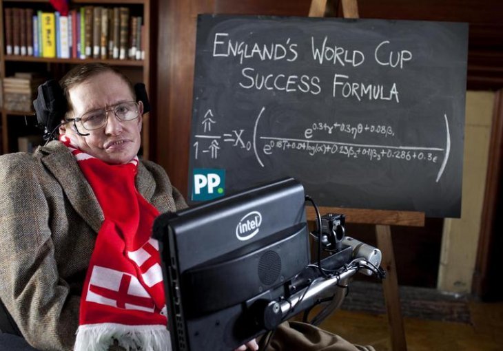 PROUČAVAO NOGOMET: Genijalni Hawking osmislio je i formulu za osvajanje Mundijala