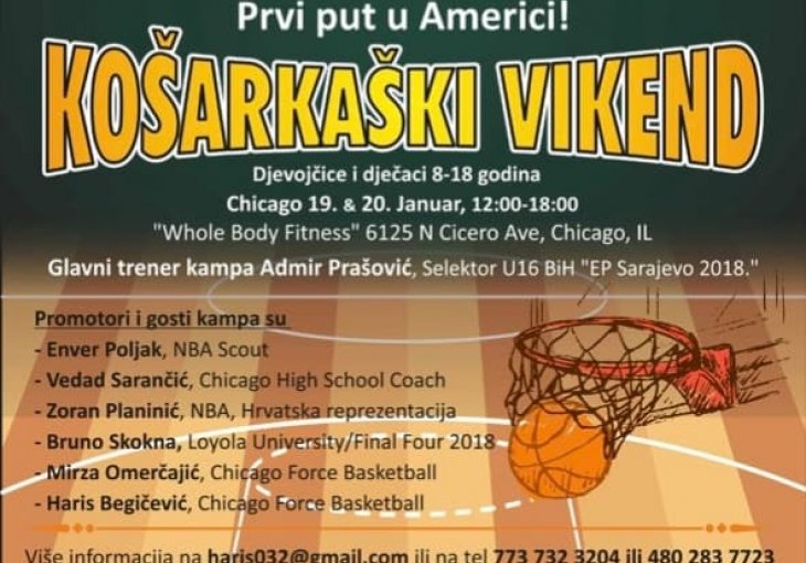Prvi put u Americi skup mladih košarkaša sa Balkana