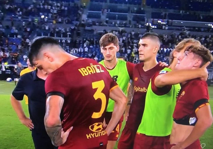 Mladi igrač Rome se potpuno slomio nakon velikog derbija i briznuo u plač, razlog uopšte nema veze s fudbalom