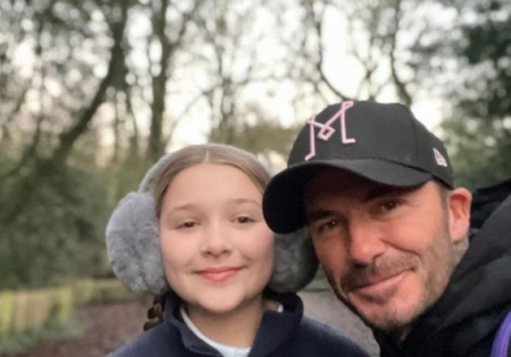 Beckham ponovo izazvao salvu komentara zbog fotografije s kćerkom