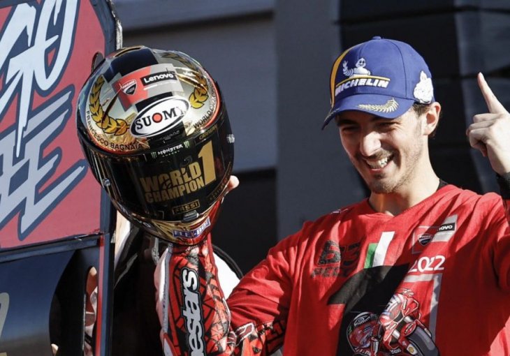 Moto GP: Bagnaia prvi Italijan nakon Rossija koji je osvojio titulu svjetskog prvaka