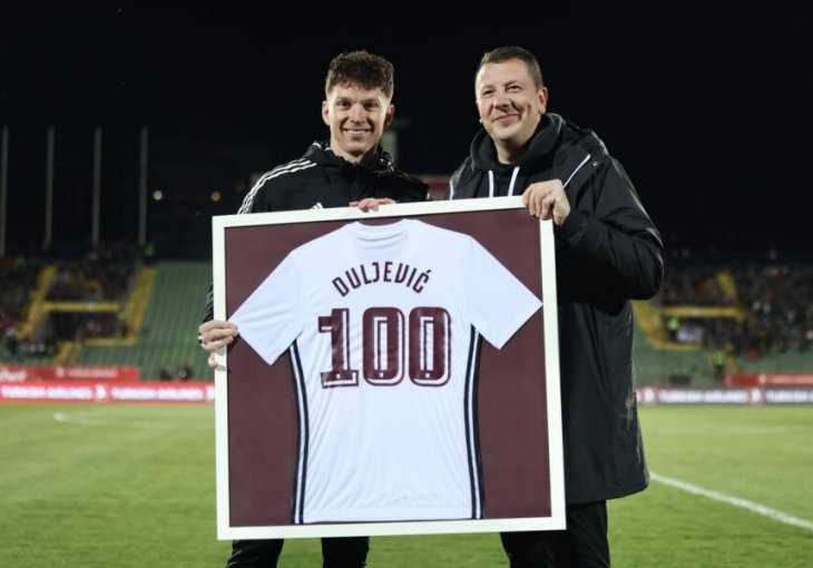 Duljević dobio priznanje za 100 odigranih utakmica za FK Sarajevo