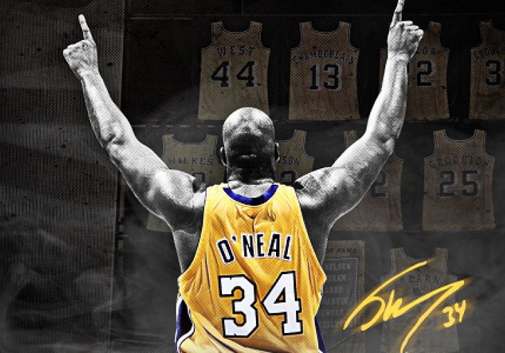 LA Lakersi penzionisali dres Shaquilla O'Neila