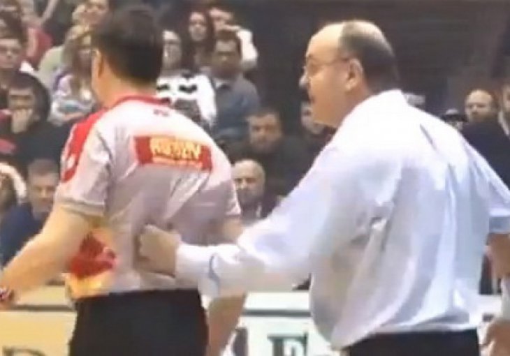 Vujošević fizički nasrnuo na sudiju