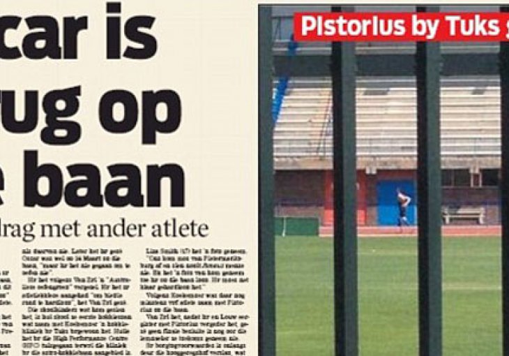 Oscar Pistorius snimljen dok trenira
