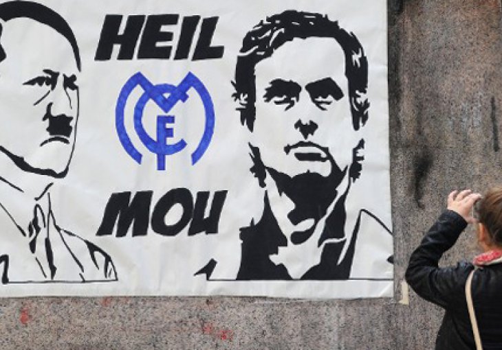 Mourinha na plakatu usporedili sa Hitlerom