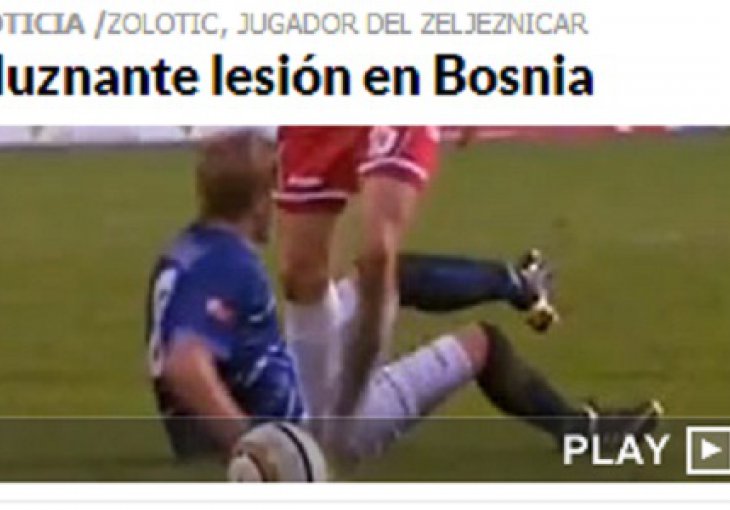 Zolotićeva ozljeda zgrozila i novinare 