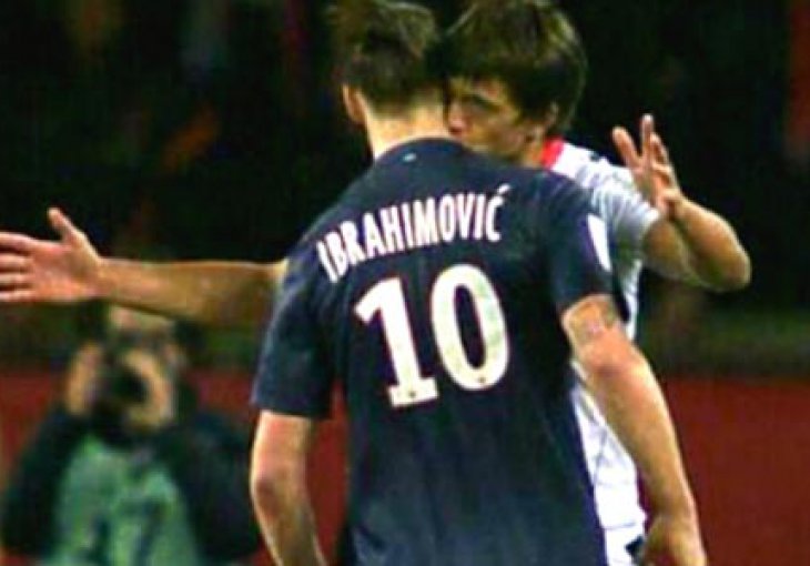 Stoper Nice poljubio Zlatana Ibrahimovića u vrat!?