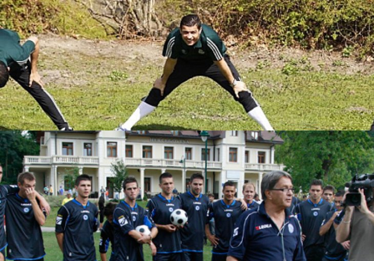 Mourinho u Ćirinom stilu odradio trening ispred hotela