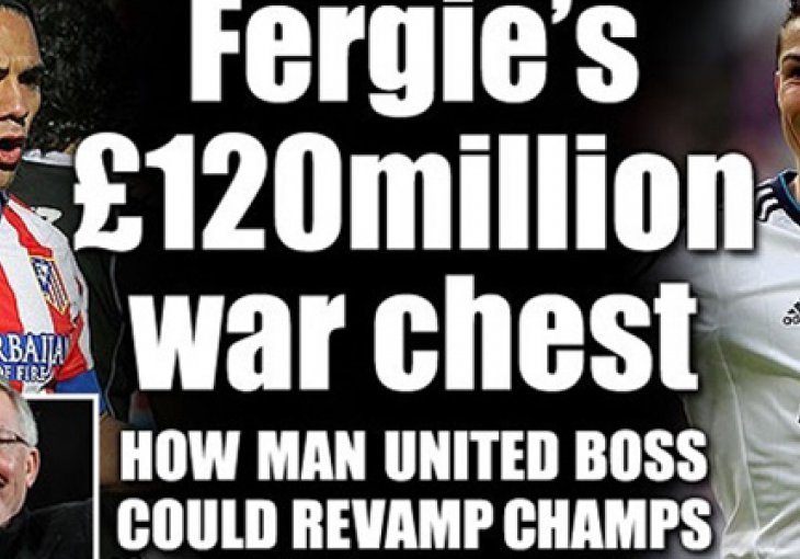 Alex Ferguson za pojačanja dobio 120 miliona funti