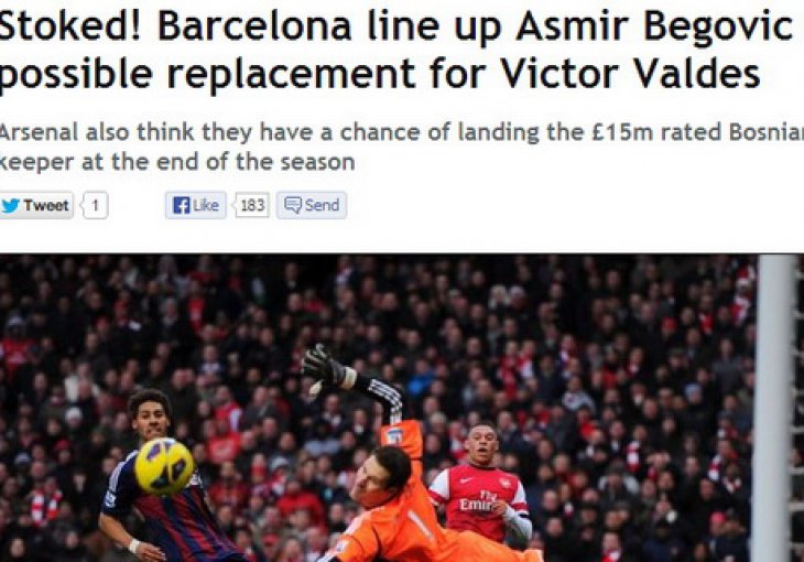 Mirror tvrdi: Barcelona želi Asmira Begovića!