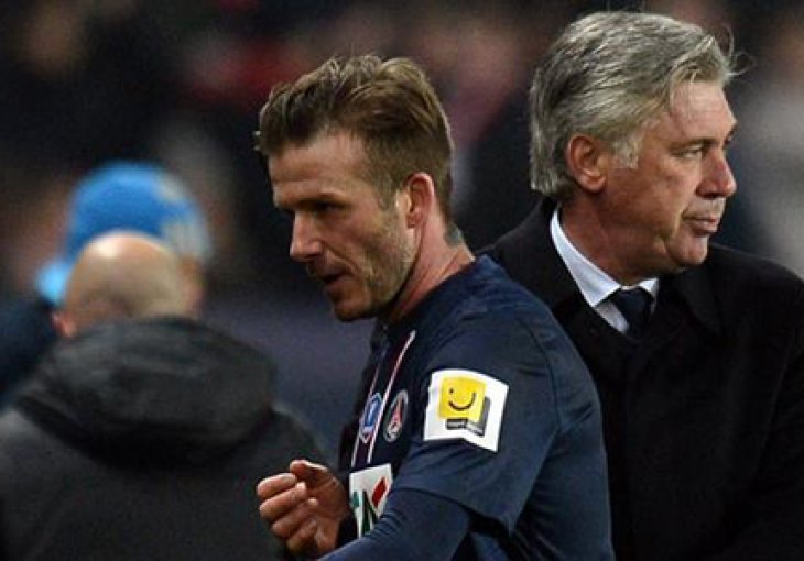 Ancelotti: Beckham je ljudina i treba ostati u PSG-u