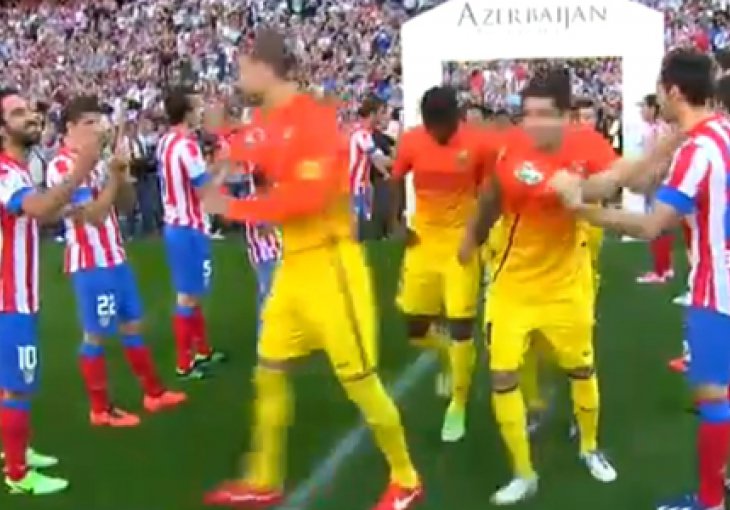 Igrači Atletico Madrida čestitali Barceloni novu titulu