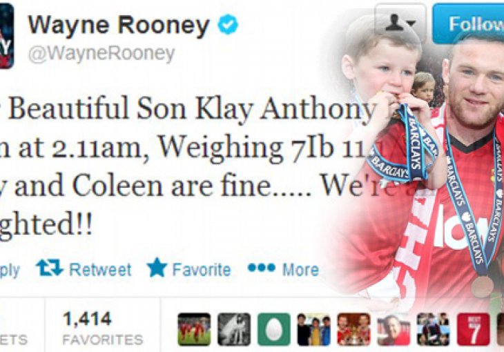 Rooney drugi put postao otac