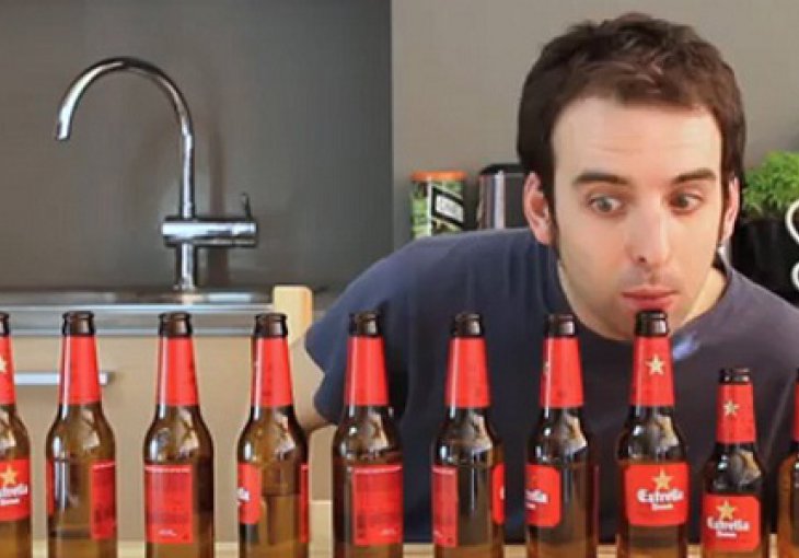 Ovako zvuči himna Barce iz praznih boca piva