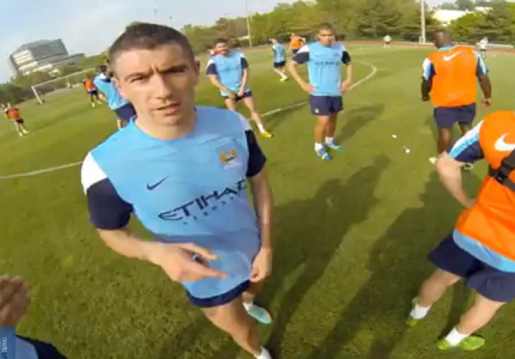 Pogledajte trening Cityja očima Teveza, Nasrija i Harta