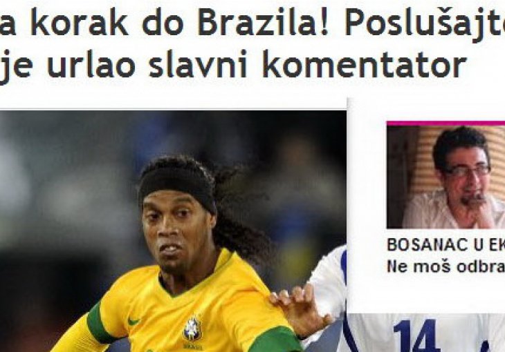 Strani mediji u čudu: Poslušajte kako je urlao slavni komentator!