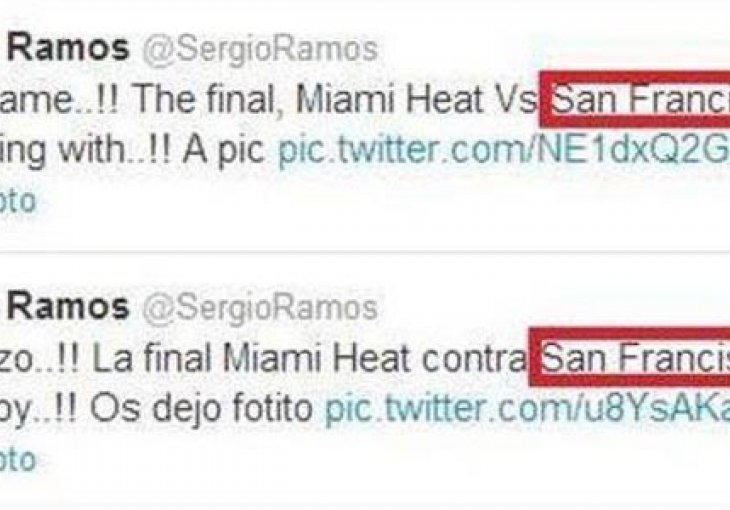 Sergio Ramos se osramotio zbog posta na Twitteru