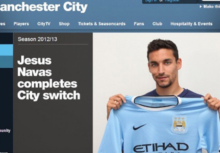 Jesus Navas predstavljen u Manchester Cityju