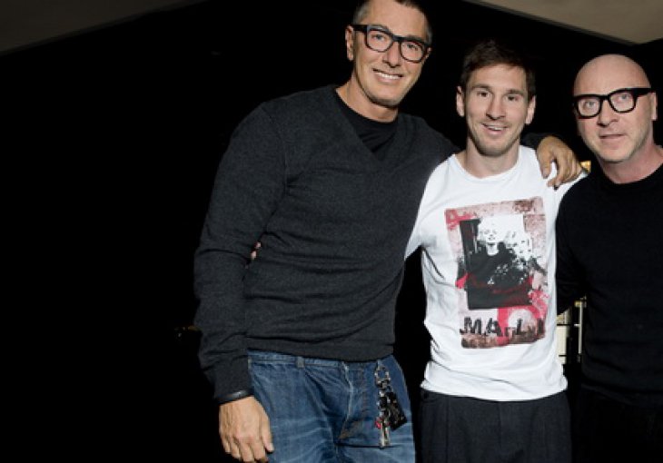 Messi glumio manekena na reviji u Milanu