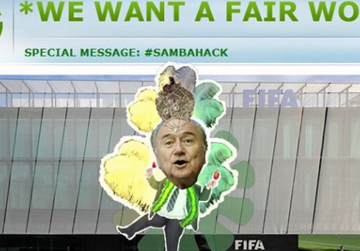 Hakeri srušili stranicu FIFA i ostavili poruku Blatteru