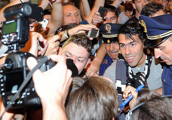 Tevez se nije nadao da će ga u Italiji dočekati ovolika svjetina