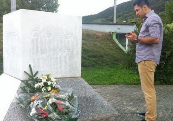Adnan Ćatić odao počast žrtvama genocida u Srebrenici
