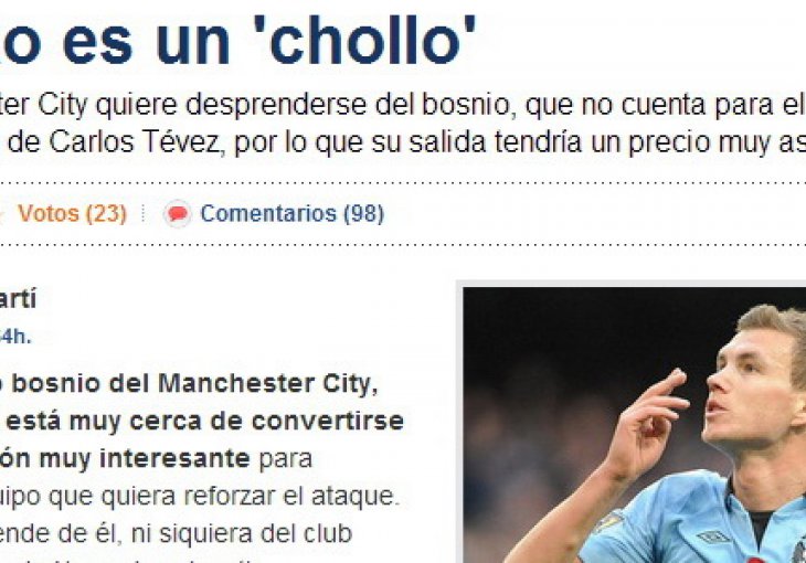 U utrku za dovođenje Edina Džeke uključila se Barcelona!