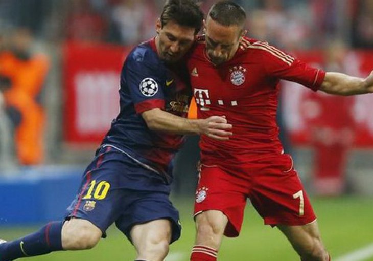 Ribery bacio rukavicu u lice Lionelu Messiju