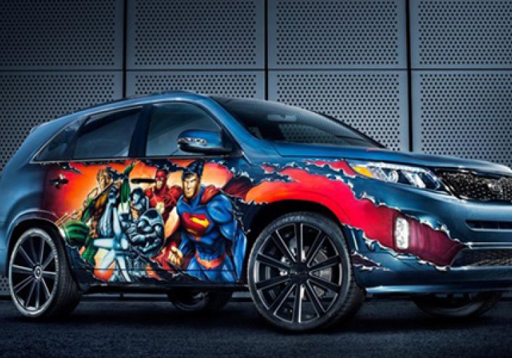 Kia Sorento ukrašena superjunacima