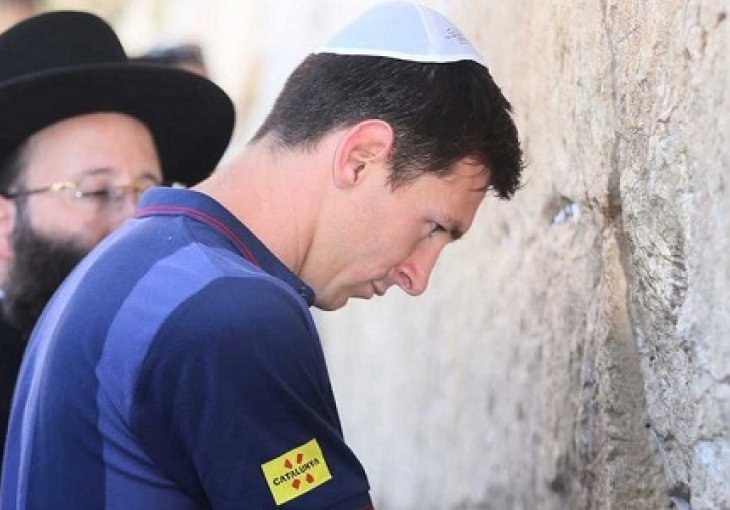 Messi i društvo se pomolili na Zidu plača u Jeruzalemu