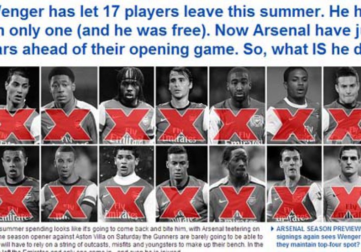 Šta to čini Arsen Wenger: Egzodus igrača iz Arsenala