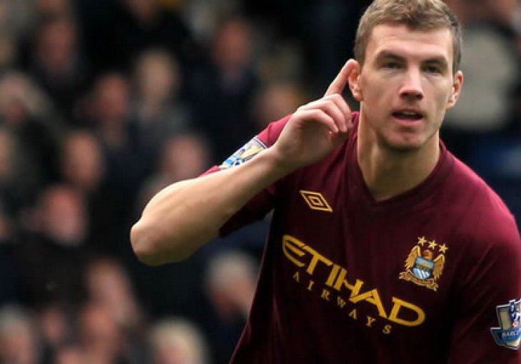 Edin Džeko nije postigao gol, ali je izabran za igrača utakmice