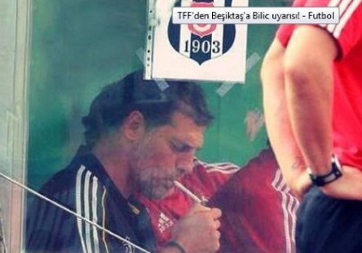 Puši k'o Turčin: Bilić upozoren od strane turskog Saveza
