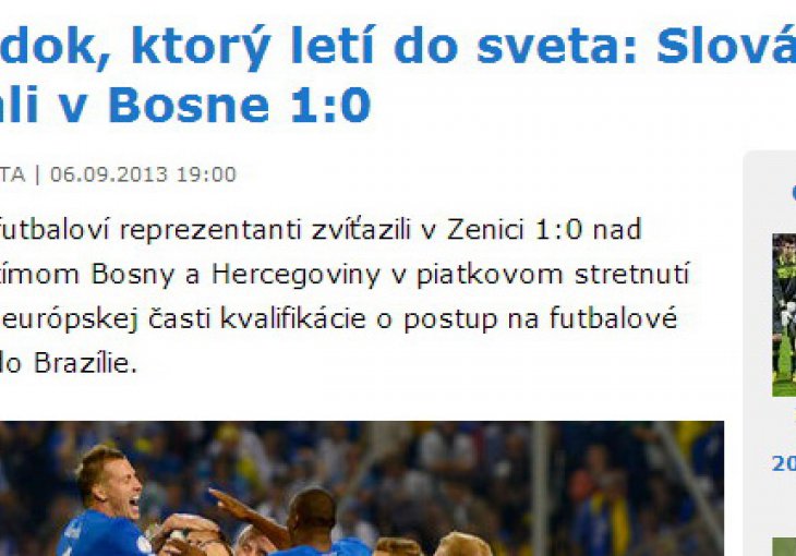 Slovaci u transu: Ovo je rezultat koji je obišao svijet!