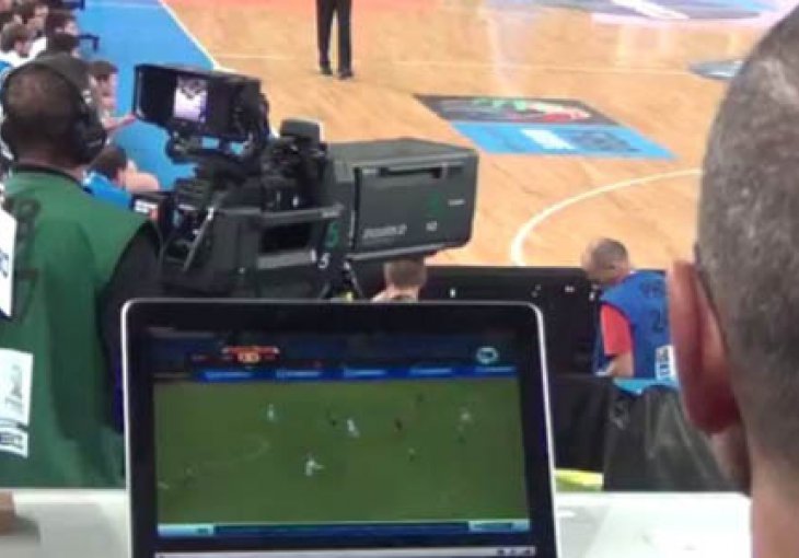 Italijanski novinar gledao meč Lazija tokom četvrtfinala Eurobasketa