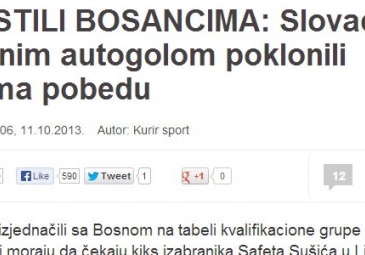 Jesu li Slovaci smjestili Bosancima?
