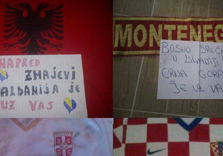 Svi uz Zmajeve: Poruke podrške za BiH stižu iz Srbije, Crne Gore, Albanije, Hrvatske...