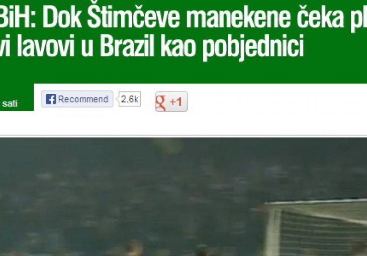 Hrvati čestitaju: Dok naši manekeni idu u baraž, Zmajevi otišli u Brazil