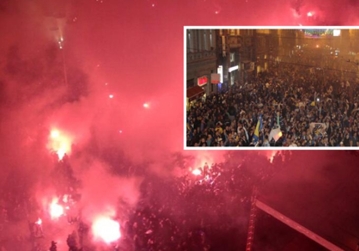 Kad se spustio dim od bakljade, igrači su vidjeli veličanstven prizor