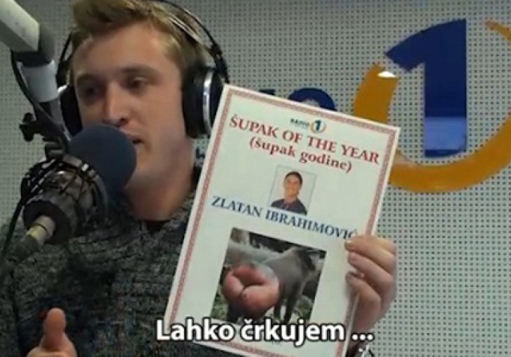 Slovenački voditelj Ibrahimoviću dodijelio nagradu 