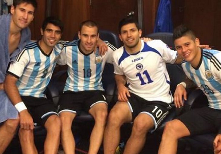 Aguero ni u svlačionici nije skinuo sa sebe dres Edina Džeke