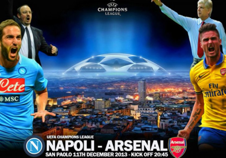 Napoli i Arsenal u direktnom okršaju za osminu finala