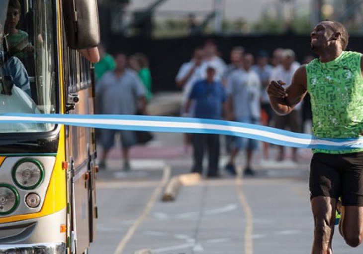 Usain Bolt brži i od autobusa