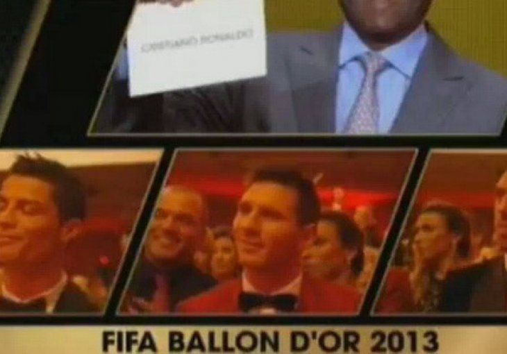 Pogledajte kako je Ronaldo reagovao kada je proglašen za pobjednika